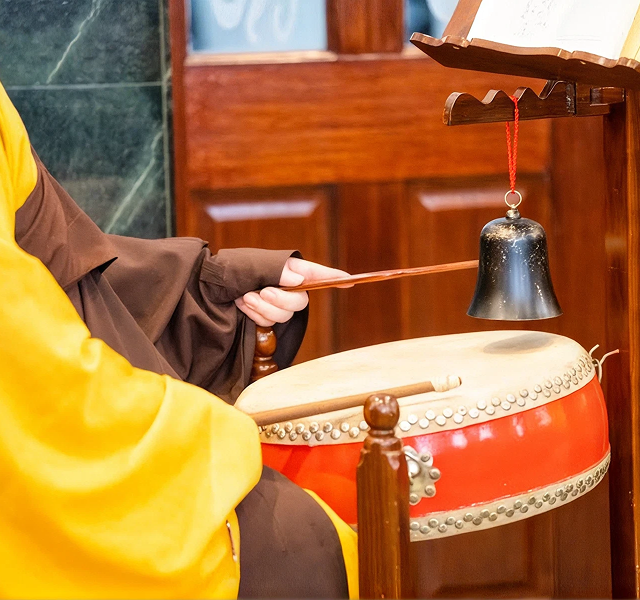 a person playing drum